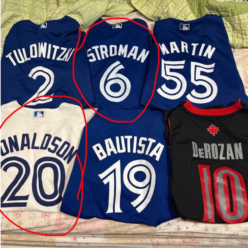 Blue Jays Jerseys (Circled)